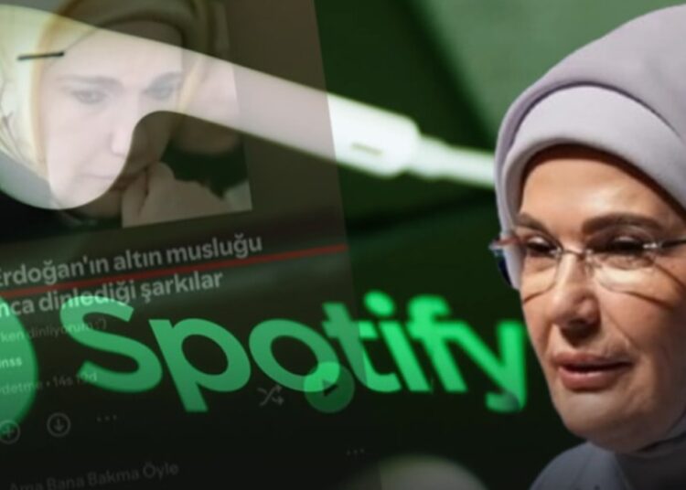 'Emine Erdoğan' listeleri kriz yarattı: Spotify, Türkiye'den çekilebilir 1 ‘Emine Erdoğan’ listeleri kriz yarattı: Spotify, Türkiye’den çekilebilir