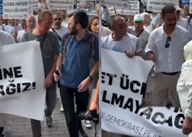 Eskişehir'de pankarta saldıran kişi, AKP Odunpazarı Kadın Kolları yöneticisi çıktı 1 Eskişehir’de pankarta saldıran kişi, AKP Odunpazarı Kadın Kolları yöneticisi çıktı