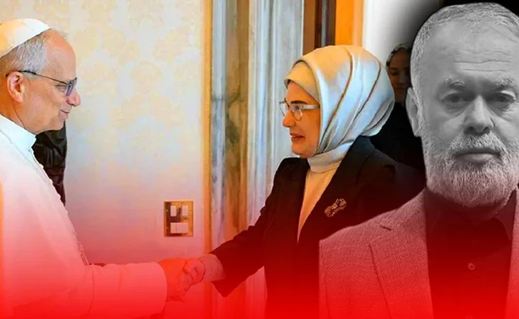 Emine Erdoğan ve Papa görüşmesine yorum yapan müdür yardımcısı açığa alındı 1 Emine Erdoğan ve Papa görüşmesine yorum yapan müdür yardımcısı açığa alındı