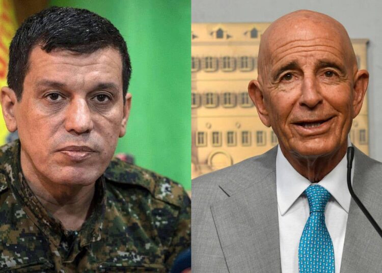 ABD elçisi Tom Barrack'dan Mazlum Abdi'ye övgü dolu sözler 1 ABD elçisi Tom Barrack’dan Mazlum Abdi’ye övgü dolu sözler