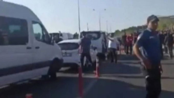 Beştepe'de Erdoğan'a Filistin protestosu: 5 gözaltı 1 Beştepe’de Erdoğan’a Filistin protestosu: 5 gözaltı