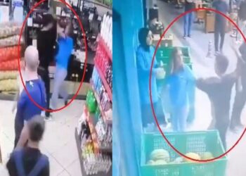 Markette dehşet: Kız arkadaşını dövüp müşteriyi bıçakladı