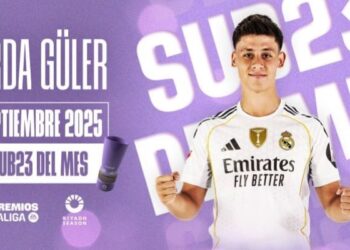 İspanya’da ayın genç oyuncusu Arda Güler