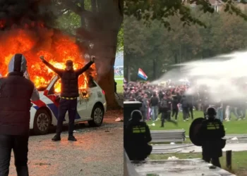 Hollanda’da korkutan yükseliş: Aşırı sağcı gösteri şiddete dönüştü