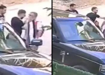 Hız uyarısı yapan babaya çocuklarının yanında tokat atmıştı: Sürücü gözaltına alındı