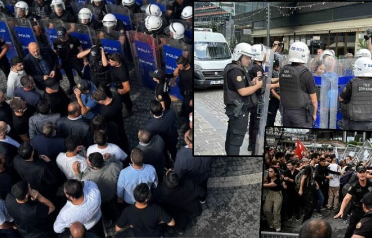 CHP İstanbul İl Başkanlığı’nda protestolara katılan 10 kişi gözaltına alındı