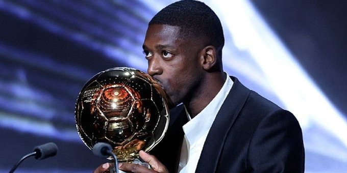 Ballon d'Or'un yeni sahibi Ousmane Dembele oldu 1 Ballon d’Or’un yeni sahibi Ousmane Dembele oldu