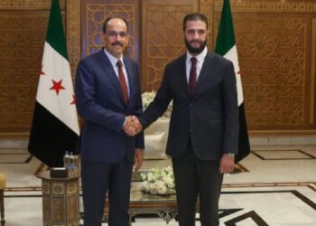 MİT Başkanı Kalın, Şam’da Ahmed Şara ile görüştü