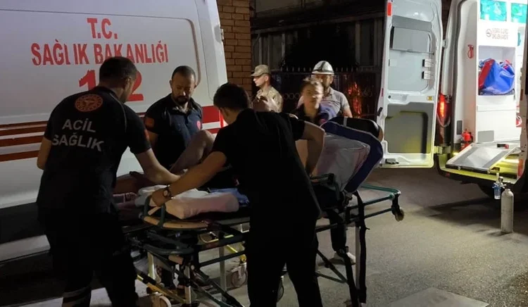 Orduevinde yangın: 16 asker hastaneye kaldırıldı