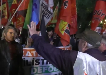Ankara’da Filistin eylemi: Çok sayıda kişi gözaltına alındı