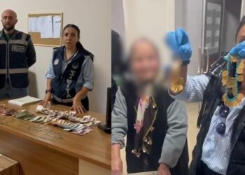 Dilencilik yapan yaşlı kadının üzerinden 67 çeyrek altın çıktı