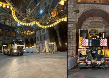Ayasofya’daki araçlarla ilgili Vakıflar’dan açıklama: Önlemler alındı