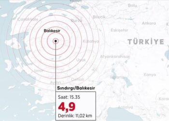 Balıkesir Sındırgı’da 4,9 büyüklüğünde deprem