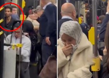 Taksim – Mecidiyeköy otobüsünde tuvaletini yaptı, ortalık karıştı