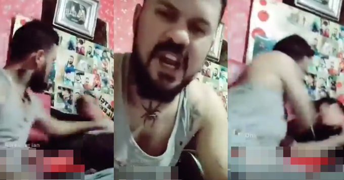 TikTok yayınında kadına şiddet uygulayan maganda yakalandı 1 TikTok yayınında kadına şiddet uygulayan maganda yakalandı