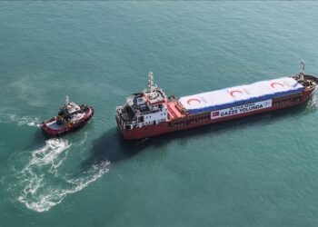 Kızılay Gazze’ye bin 300 ton insani yardım malzemesi gönderdi