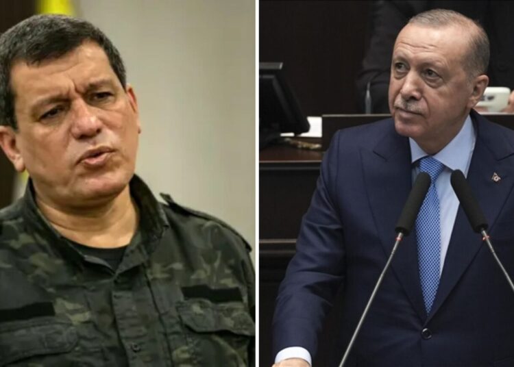 Erdoğan'ın Mazlum Abdi ile görüşeceği iddialarına yalanlama 1 Erdoğan’ın Mazlum Abdi ile görüşeceği iddialarına yalanlama