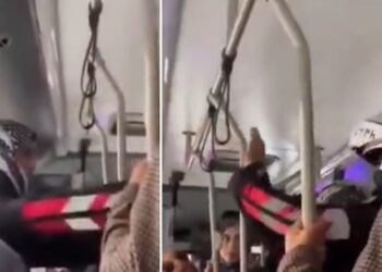 Erdoğan’a hakaret ettiği öne sürülen şahıs otobüste gözaltına alındı