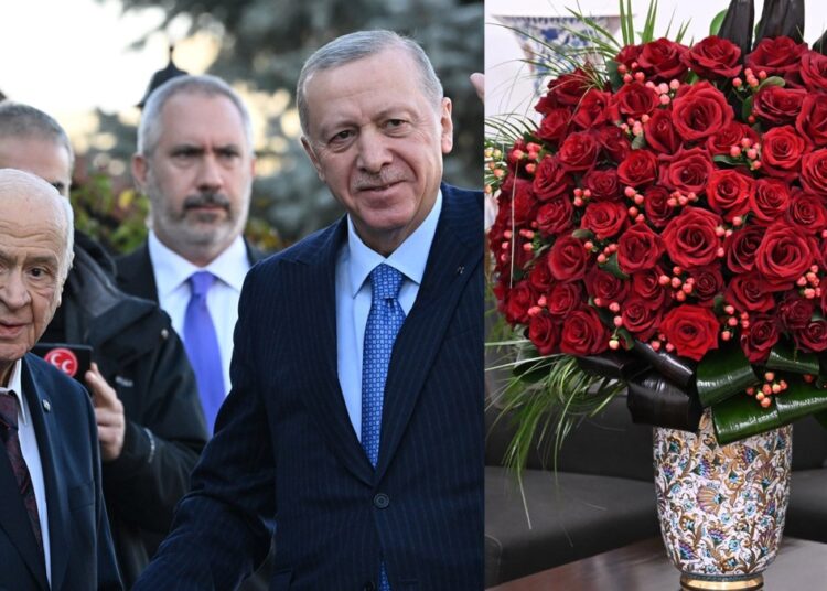 Bahçeli, Erdoğan'ın doğum gününü 72 gülle kutladı 1 Bahçeli, Erdoğan’ın doğum gününü 72 gülle kutladı