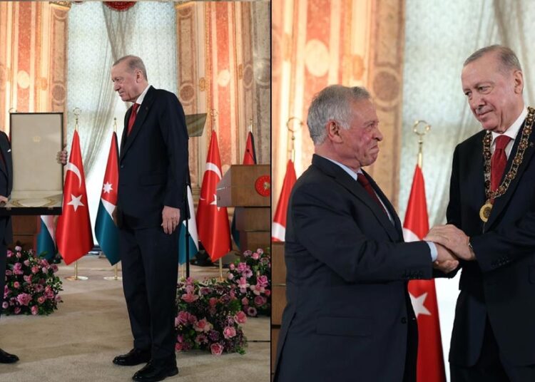 Ürdün'den Erdoğan'a en yüksek devlet nişanı 1 Ürdün’den Erdoğan’a en yüksek devlet nişanı