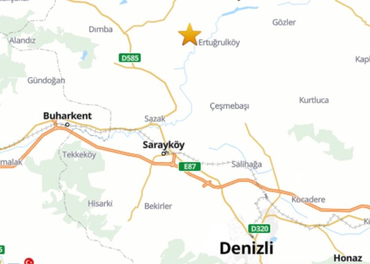 Denizli, 5.1'lik depremle sarsıldı 1 Denizli, 5.1’lik depremle sarsıldı