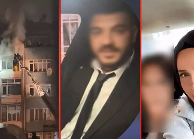 Bir çocuk annesi eşini katledip evi yaktı 1 Bir çocuk annesi eşini katledip evi yaktı
