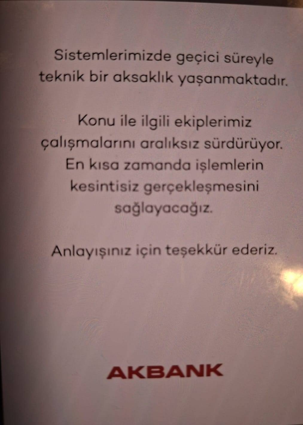 Mert Eren yazdı I Akbank sistem hatası müşterileri bezdirdi 2 Mert Eren yazdı I Akbank sistem hatası müşterileri bezdirdi