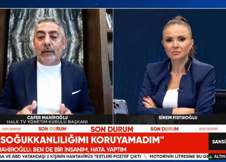 İstifaların sürdüğü Halk TV’nin sahibi Cafer Mahiroğlu canlı yayında özür diledi 1 İstifaların sürdüğü Halk TV’nin sahibi Cafer Mahiroğlu canlı yayında özür diledi