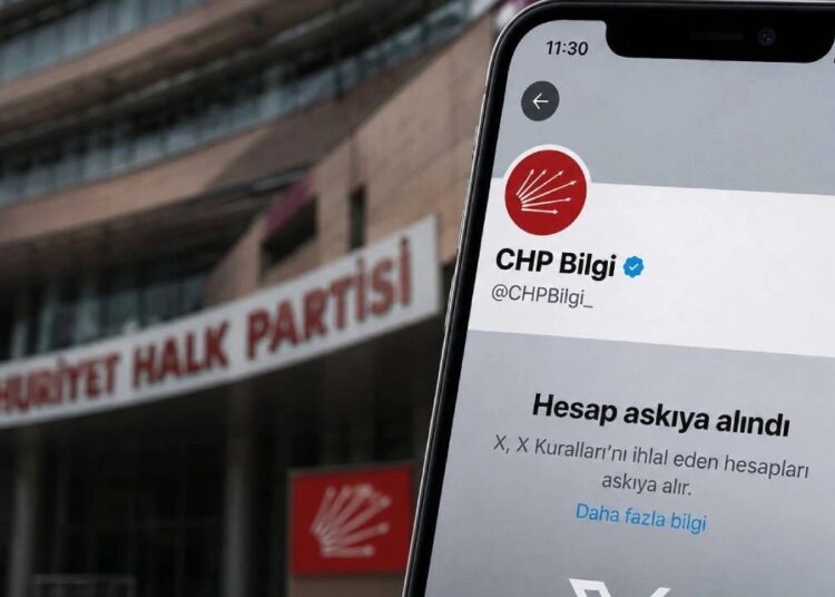 Kılıçdaroğlu yönetiminin açtığı hesaba X’ten engel