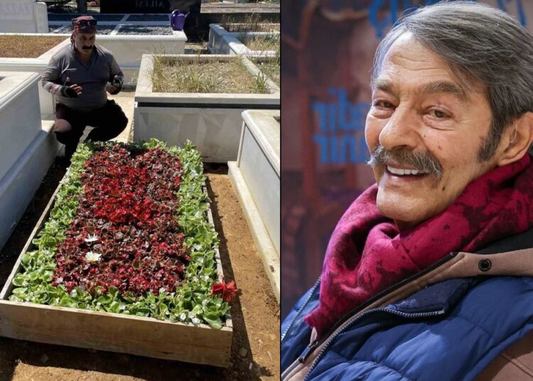 Sevenlerinden Kadir İnanır'ıın mezarına ziyaret 1 Sevenlerinden Kadir İnanır’ıın mezarına ziyaret
