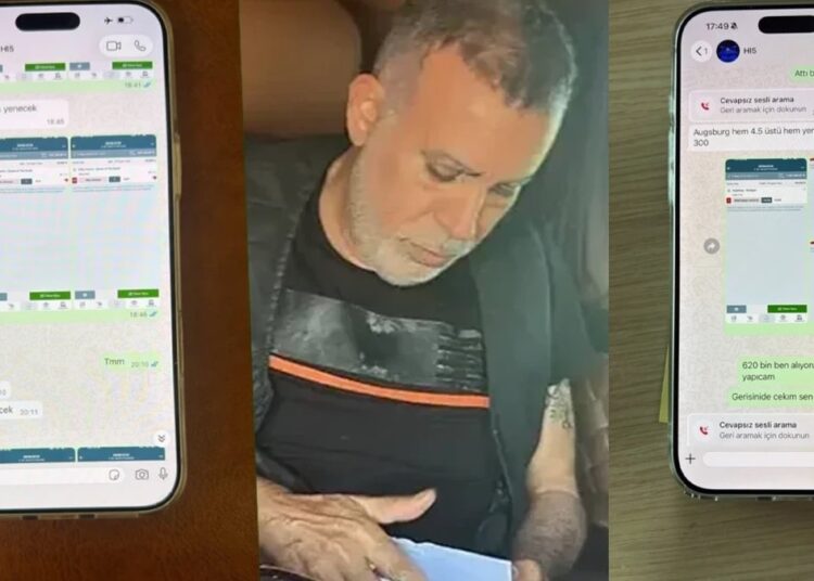 WhatsApp yazışmaları ortaya çıktı: Haluk Levent 1 maça 500 bin TL bahis oynamış 1 WhatsApp yazışmaları ortaya çıktı: Haluk Levent 1 maça 500 bin TL bahis oynamış