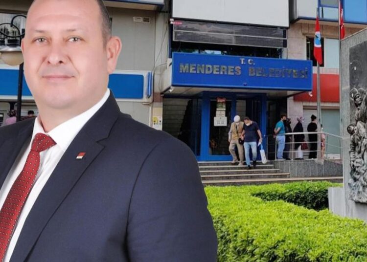 İzmir Menderes Belediye Başkanı İlkay Çiçek gözaltına alındı 1 İzmir Menderes Belediye Başkanı İlkay Çiçek gözaltına alındı