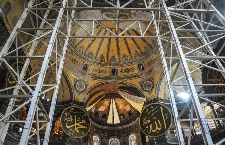 Ayasofya’nın restorasyon projesinde yeni aşamaya geçiliyor