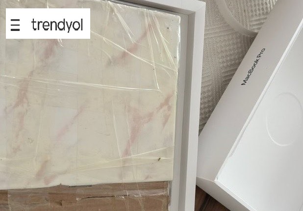 Trendyol’dan MacBook siparişi verdi, kutudan mermer çıktı! 1 Trendyol’dan MacBook siparişi verdi, kutudan mermer çıktı!