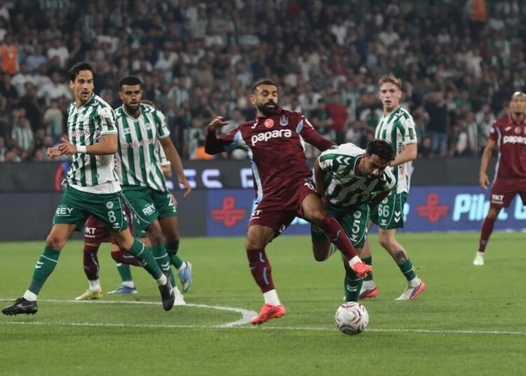 Trabzonspor, deplasmanda Konyaspor’a 1-0 yenildi