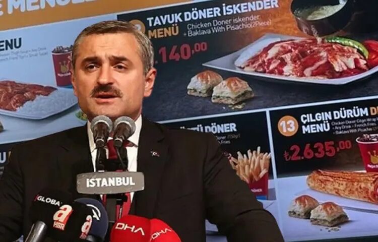 3 bin TL’ye tavuk döner satan firma AK Parti milletvekili Şenocak’ın çıktı