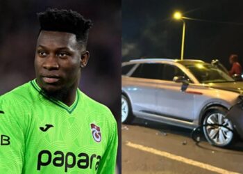 Trabzonspor kalecisi Onana maç sonrası trafik kazası geçirdi
