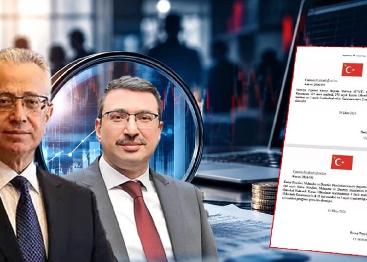 SPK Başkanı Sütcü ve eski başkan Gönül görevden alındı 1 SPK Başkanı Sütcü ve eski başkan Gönül görevden alındı